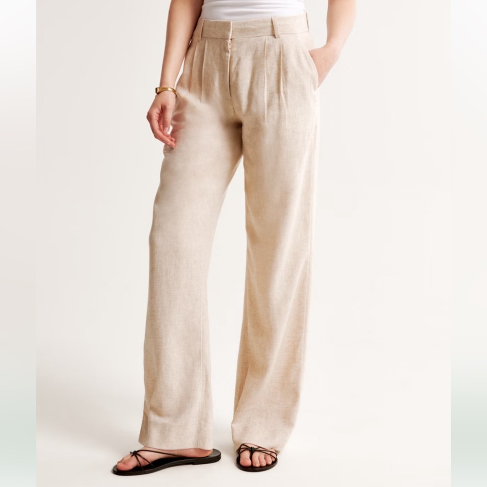 A&F Sloane Tailored Linen-Blend Pant - Picture 4 of 6